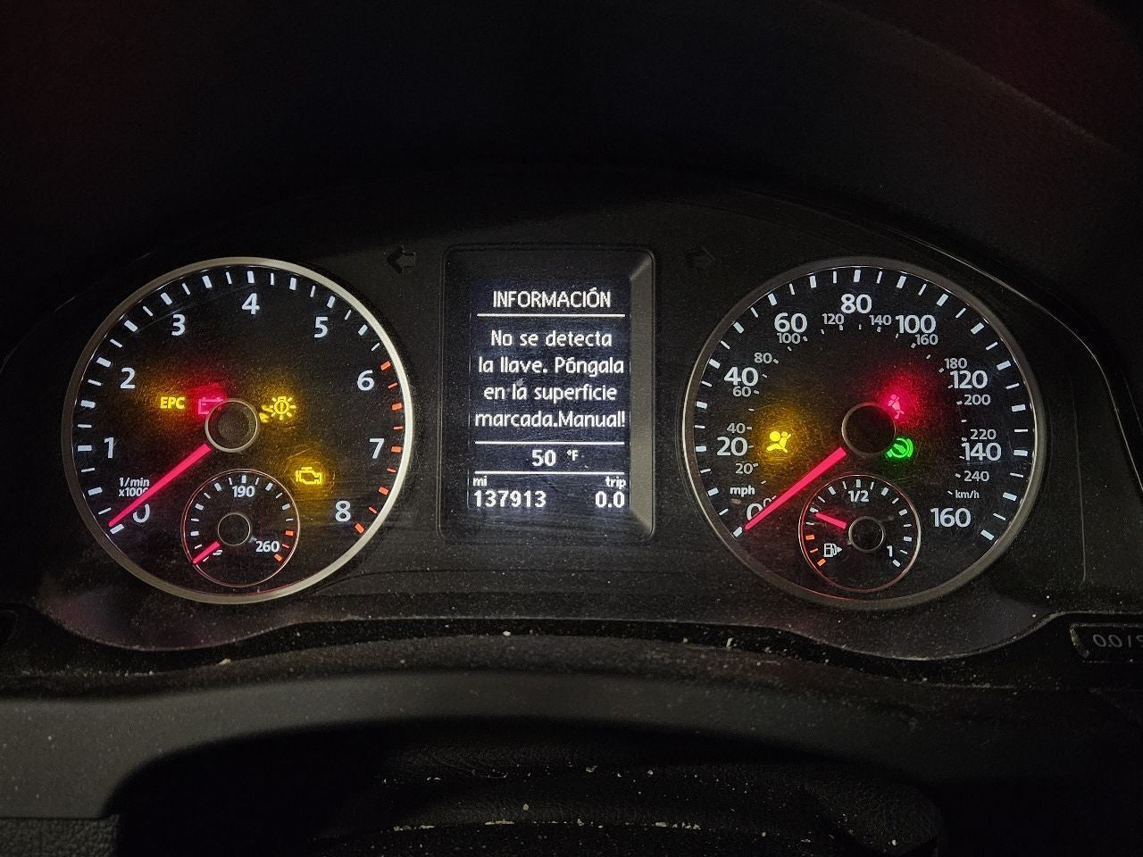 2017 2018 VW Tiguan Speedometer Instrument Cluster Vin W 1st Digit GERMAN Built