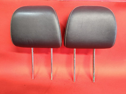 2012-2016 Subaru Crosstrek / Impreza FRONT Seat Headrest Black Leather SET