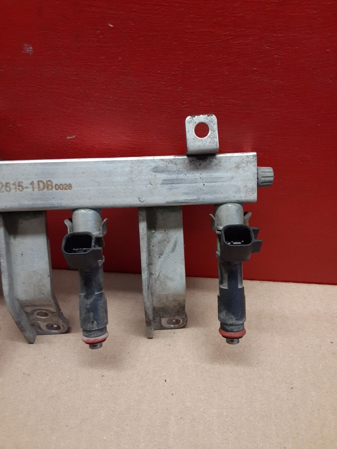 2013 2014 2015 Chevrolet Spark 1.2L Fuel Rail W/ Injectors assembly 25190789