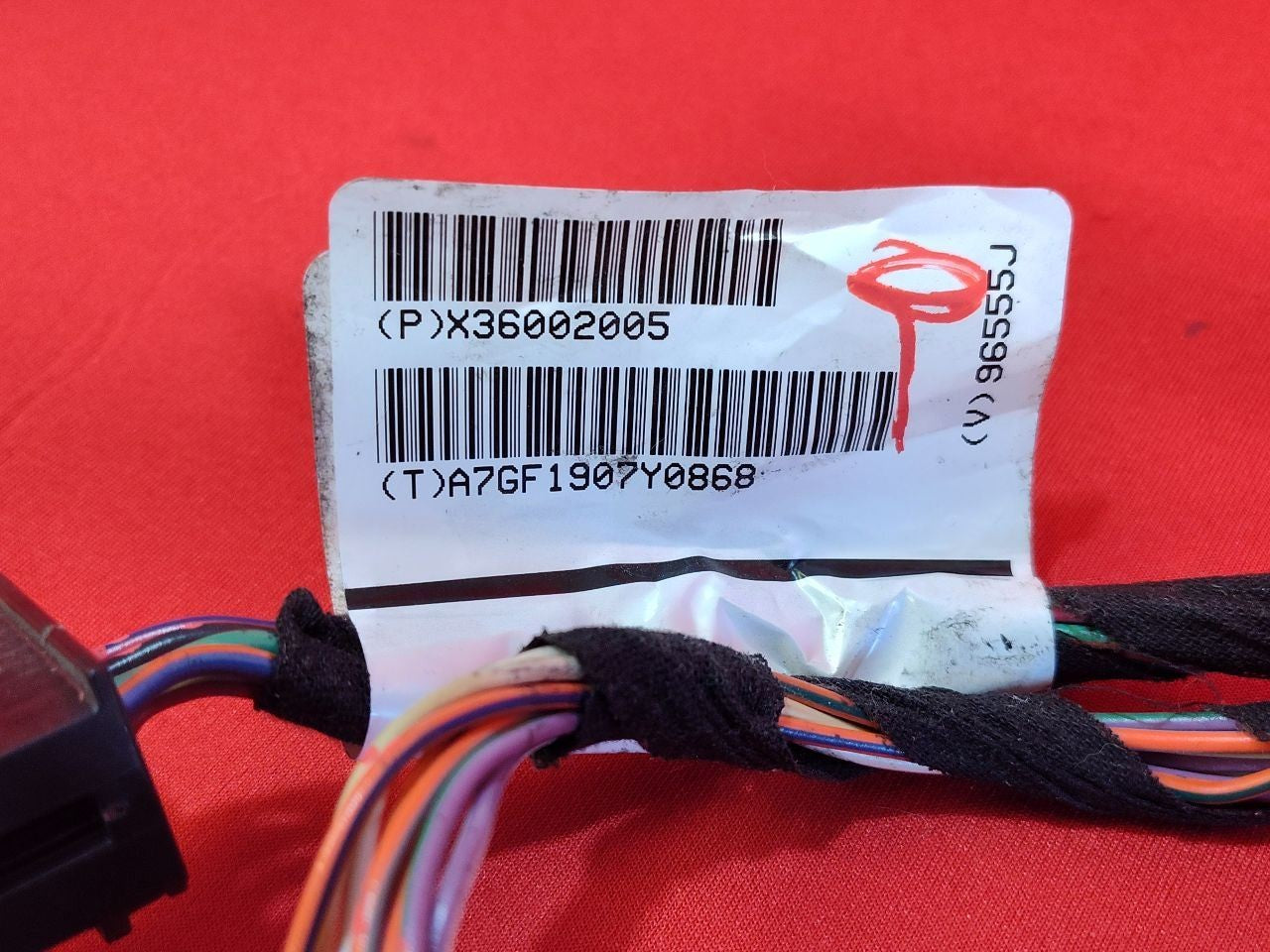 2006-2009 Jeep G. Cherokee Commander FRONT RIGHT PASSENGER Door Wiring Harness