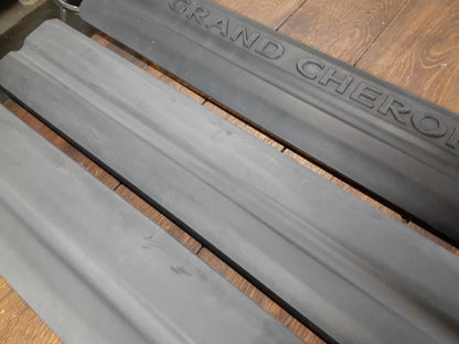 2005 2006 Jeep Grand Cherokee Exterior Door Molding Trim Strips Black FULL SET