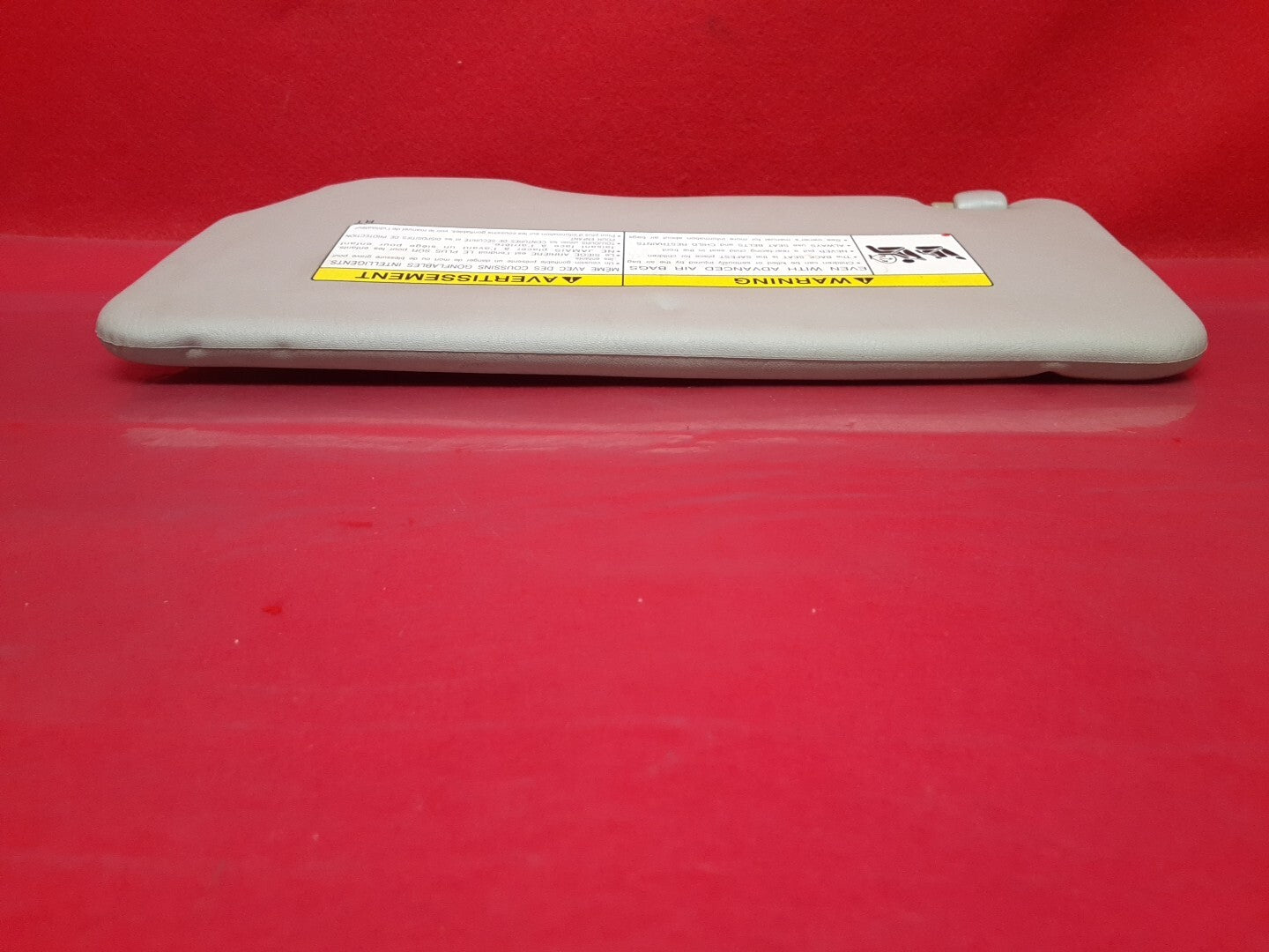 2007 - 2013 Suzuki SX4 Left Driver and Right Passenger Side Vinyl Sun Visor Set