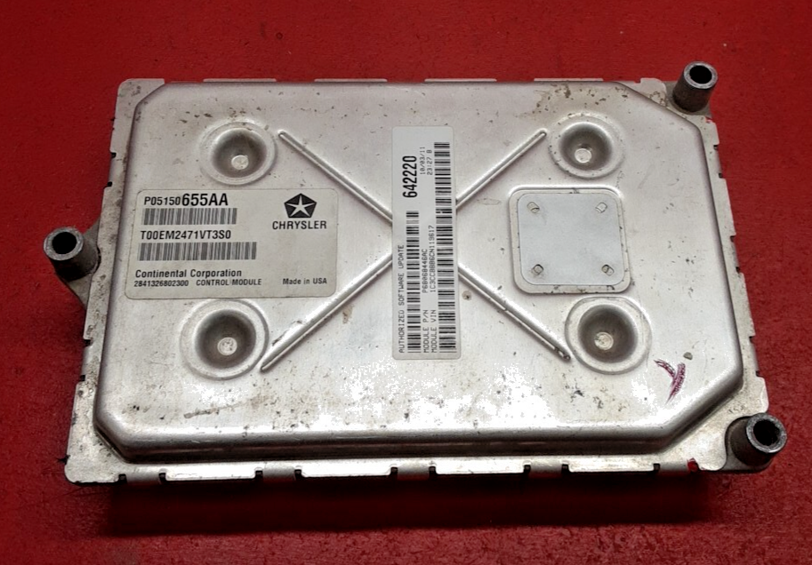 2012 Chrysler 200 Dodge Avenger Power Control Module PCM R5150655AA