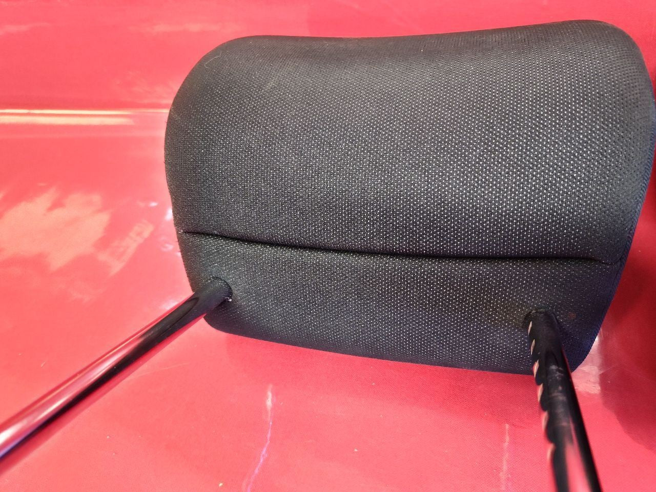 2007 2008 Suzuki SX4 Front Left Right Headrest Set of Two Black Cloth