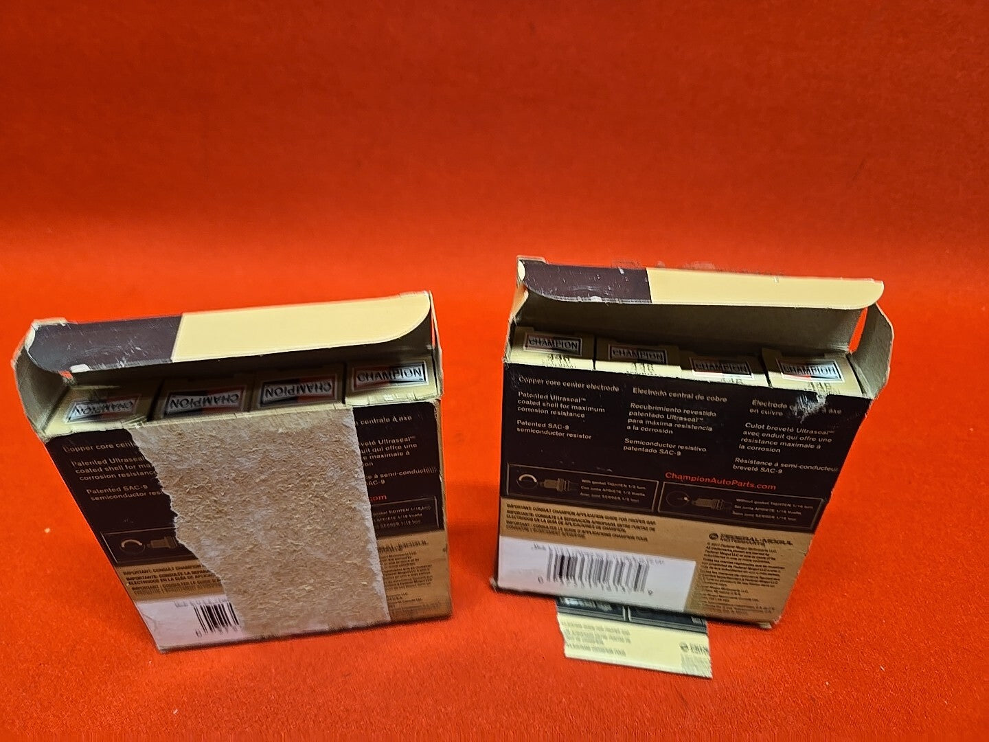 Champion Copper Plus Ignition Spark Plugs 2 Boxes (SET OF 8) REC12MCC4