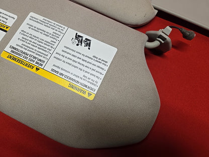 2013 Infiniti JX35 / 14-20 QX60 Driver & Passenger Sun Visor Shade SET Cloth