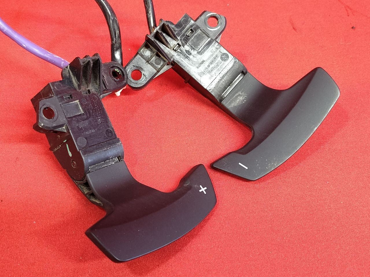 2012-2016 Subaru 2.0L Steering Wheel Auto Trans Shifter Paddle Set /w Jumper