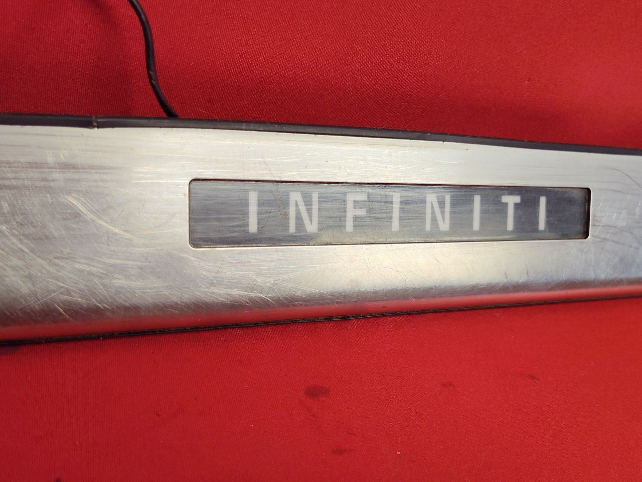 2011-2020 Infiniti Qx56 Qx80 Front LEFT DRIVER Illuminated Scuff Kick Plate