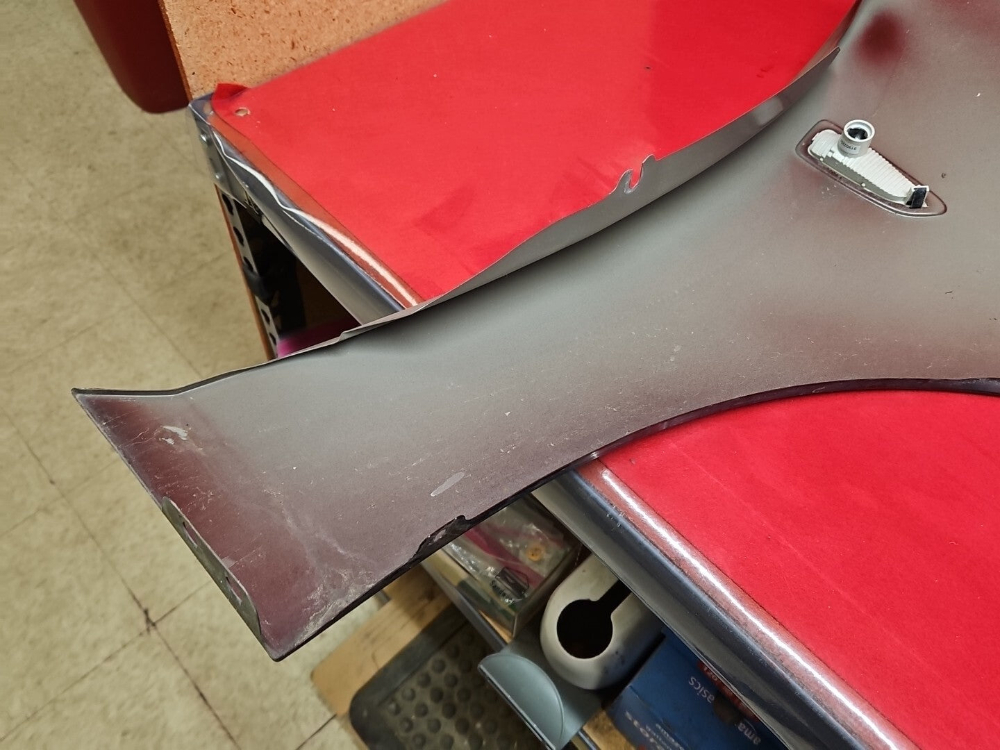 18-20 Buick Regal Sportback Tourx LEFT DRIVER Fender GRADE A - 491C: Rioja Red