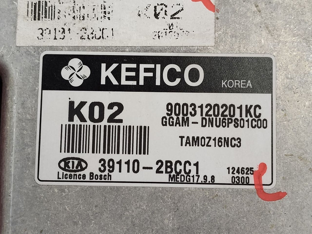 2013 Kia Soul 1.6L Engine Control Module ECM ECU Auto Trans + ISG Starter