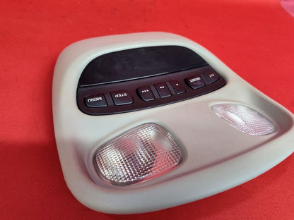2001-2004 Jeep Chrysler Roof Dome Light Map Console w/ Garage Opener Beige