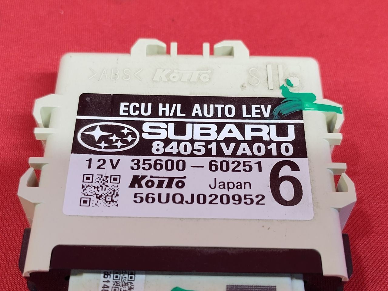 2015 2016 Subaru WRX STI Headlight Headlamp Leveling Control Module 84051VA010