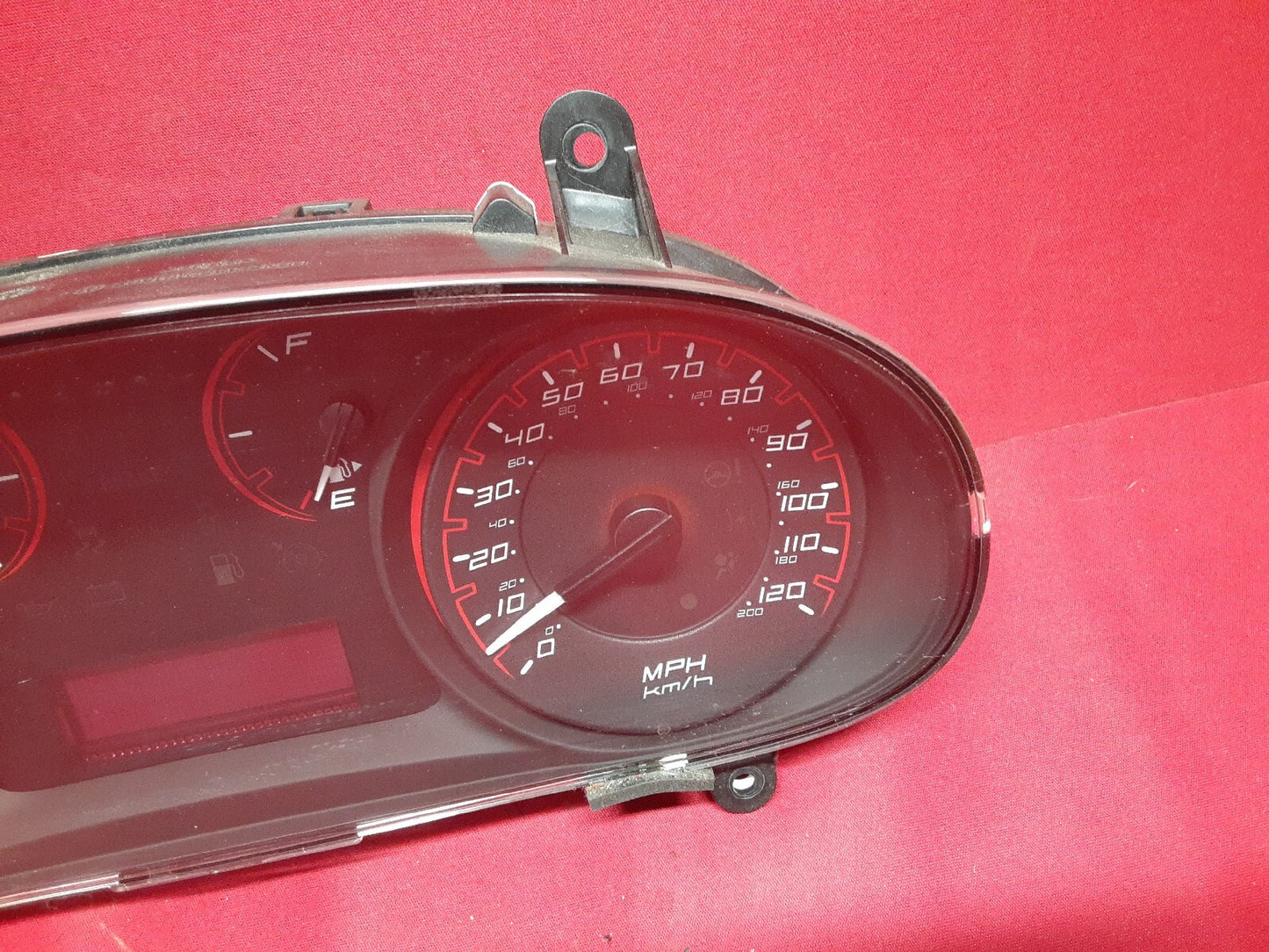 2014 Dodge Dart L4 Speedometer Instrument Cluster MPH Red Trim 68242388AB
