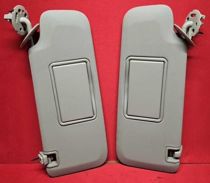 2011 - 2016 Chevy Chevrolet Cruze Light Titanium Sun Visor Shade Left Right SET
