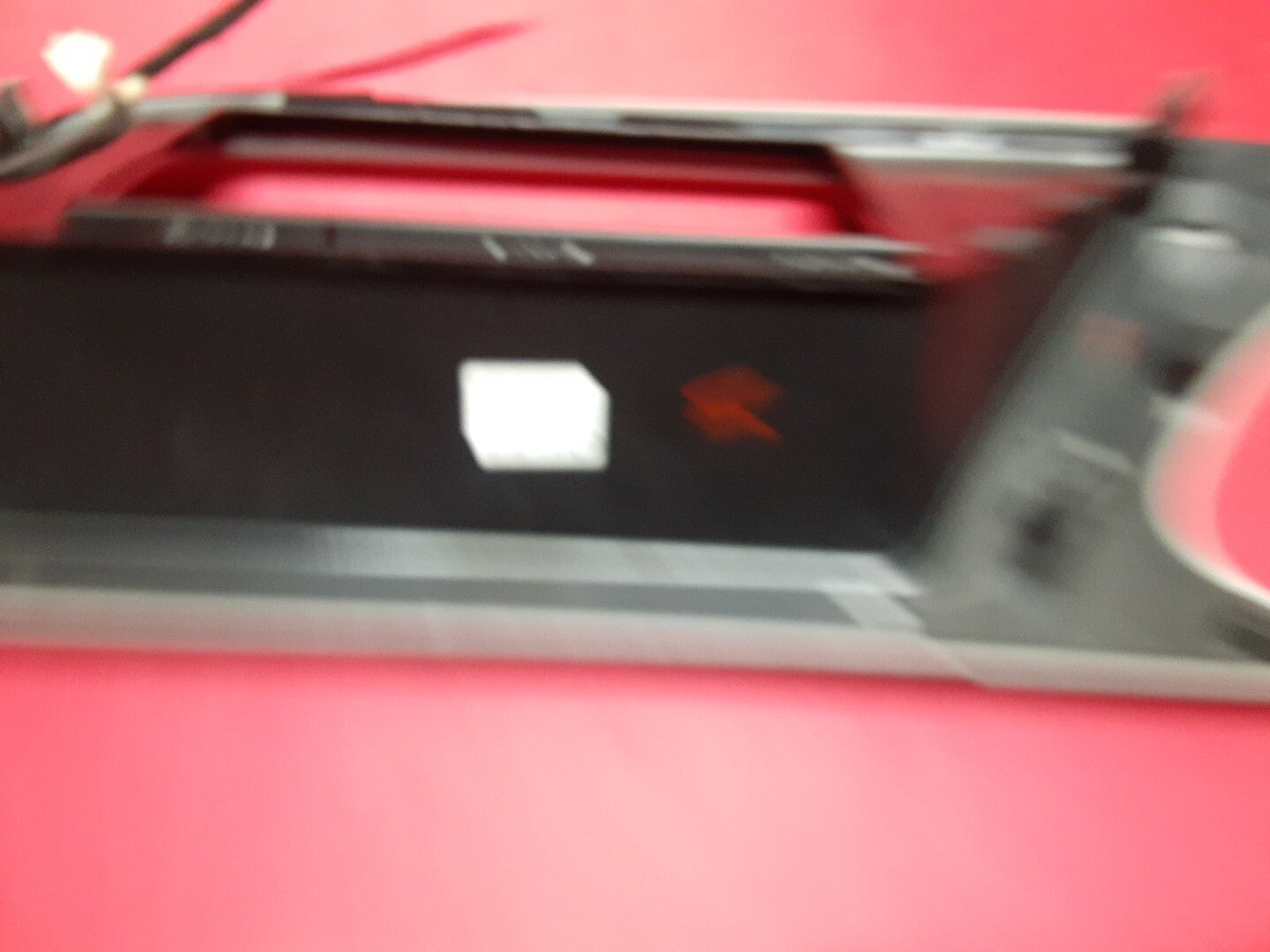 2009 - 2012 Audi A4 Quattro Center Dash Hazard Button Display Trim Bezel Silver