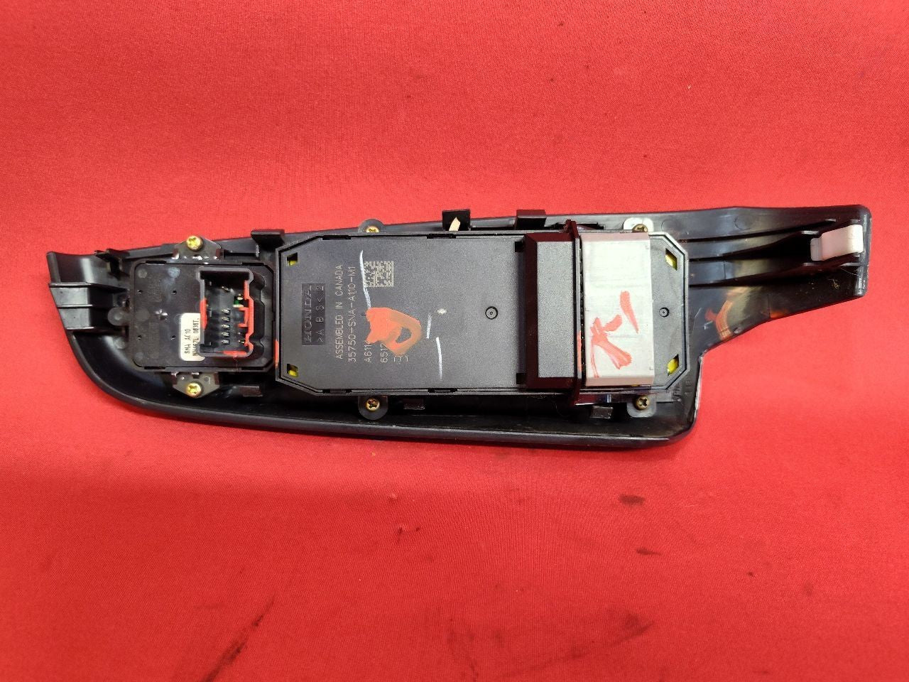 2006-2011 Honda Civic 4-Door SEDAN Left Driver Maste Window Switch w/ Bezel