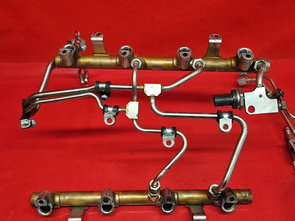2007 - 2012 Audi 4.2L V8 Fuel Injector Rail Ramp SET w/ Lines & Distributor