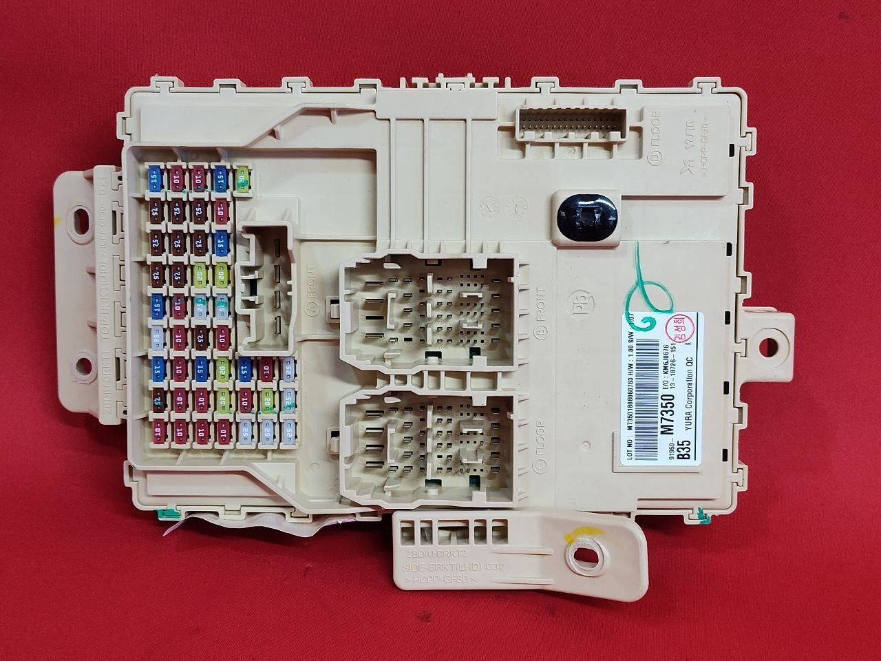 2019-2021 Kia Forte Interior Fuse Box Junction Block Halogen Lamp Option