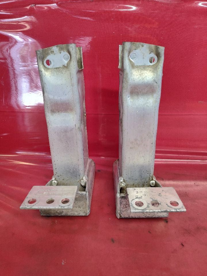 2004-2010 BMW X3 Front Bumper Impact Absorber Reinforcement Rail Brackets SET