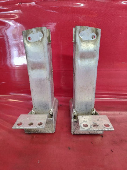 2004-2010 BMW X3 Front Bumper Impact Absorber Reinforcement Rail Brackets SET