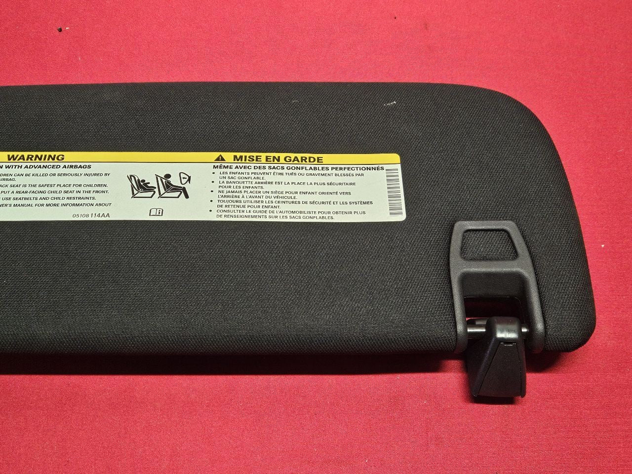 2014-2026 Durango / 14-22 Grand Cherokee Sun Visor Shade Set ILLUMINATED + Clips