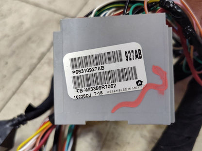 2017 Dodge Durango Dash Wiring Harness w/ Beats Sound, Power Tilt, Rear DVD