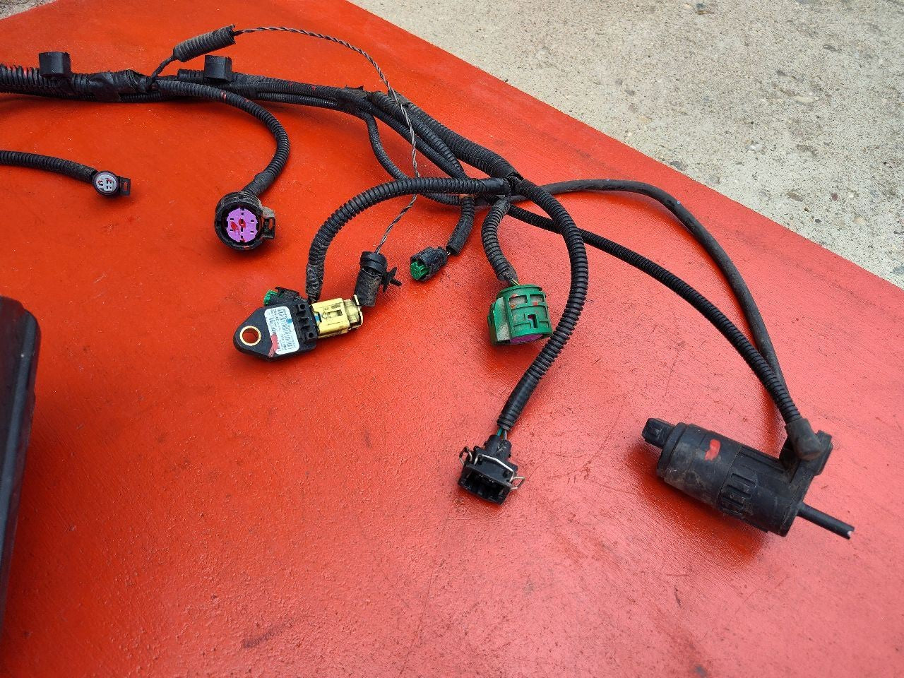 2012 Fiat 500 1.4L Engine w/ Fuse Box Headlamp To Dash Wiring Harness 68085577AC