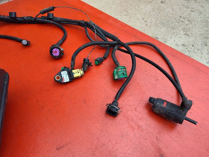 2012 Fiat 500 1.4L Engine w/ Fuse Box Headlamp To Dash Wiring Harness 68085577AC