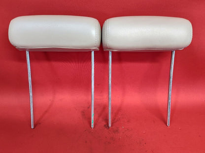 2000-2007 Chevy Cadillac GMC 03-07 Hummer REAR Headrest Set Leather Beige