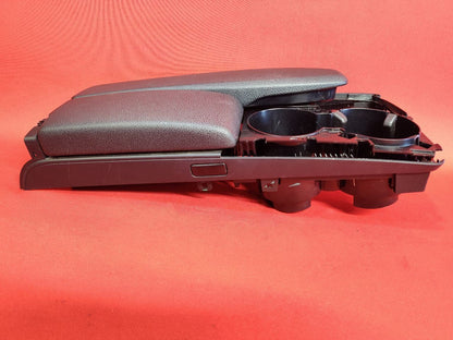 2008-2014 Mercedes C/E Center Console Armrest Lid Black Leather w/ Cup Holder