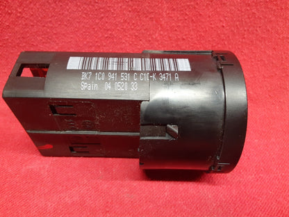1998 - 2014 VW Volkswagen Headlight Lamp Switch w/ FOG LIGHTS 	1C0-941-531-C