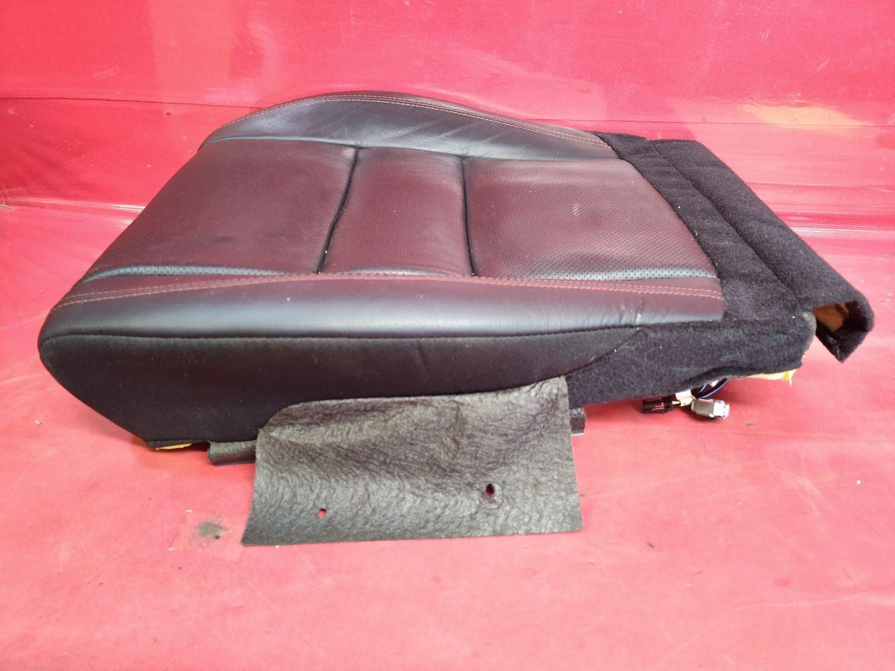2016-2026 Durango 16-22 G. Cherokee FR PASSENGER Lower Seat Cushion RED Stitch