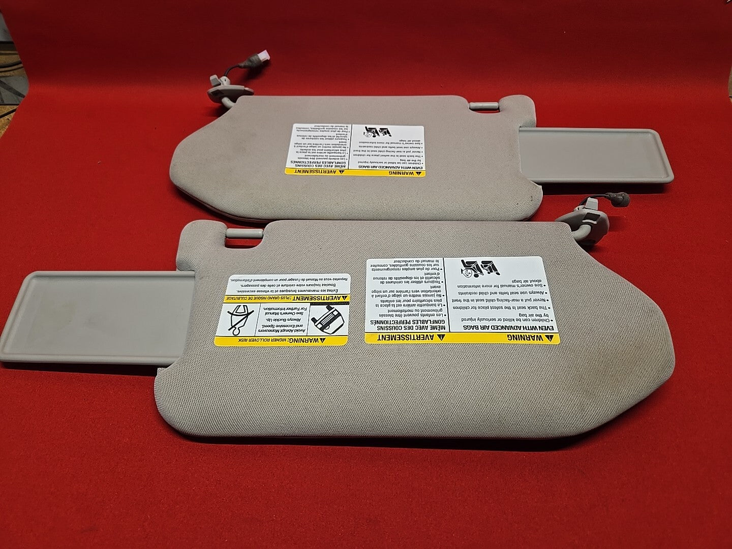 2013 Infiniti JX35 / 14-20 QX60 Driver & Passenger Sun Visor Shade SET Cloth
