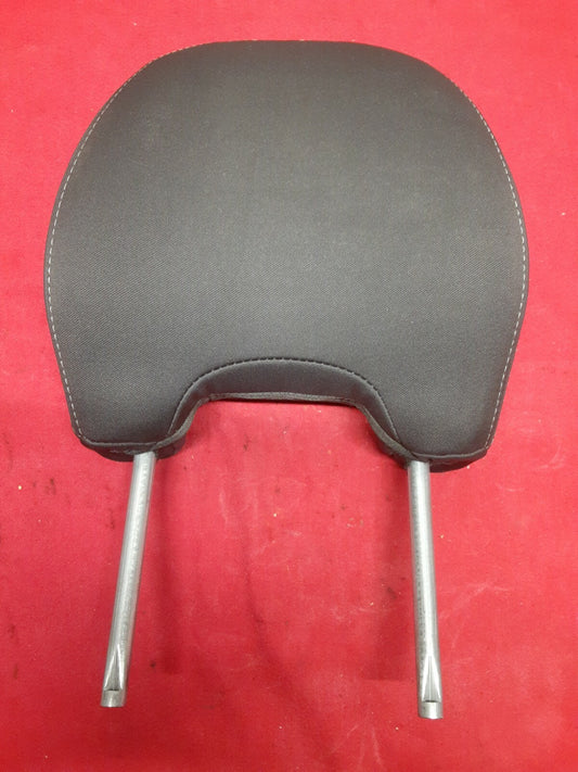 2006 2007 2008 Volvo S40 FRONT LEFT DRIVER Headrest Cloth Black Gray Stitch