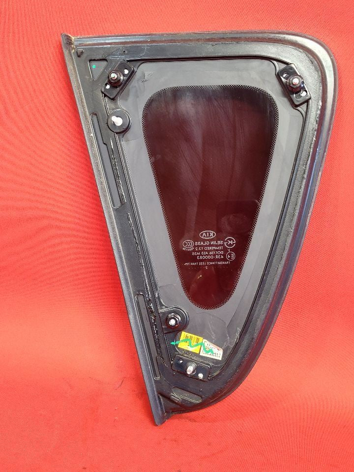 2010 2011 2012 2013 Kia Soul -70% Right Passenger Rear Quarter Glass 87820-2K020