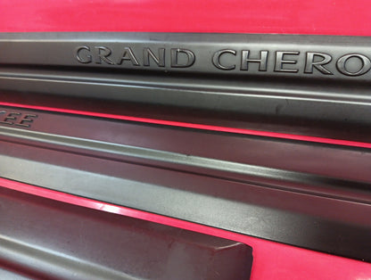 2005 2006 Jeep Grand Cherokee Exterior Door Molding Trim Strips Black FULL SET