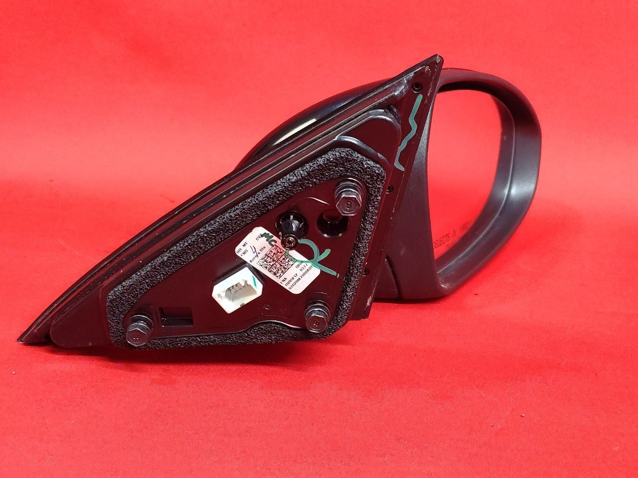 2019-2024 Kia Forte RIGHT PASSENGER Wing Door Mirror Basic ABP Aurora Black