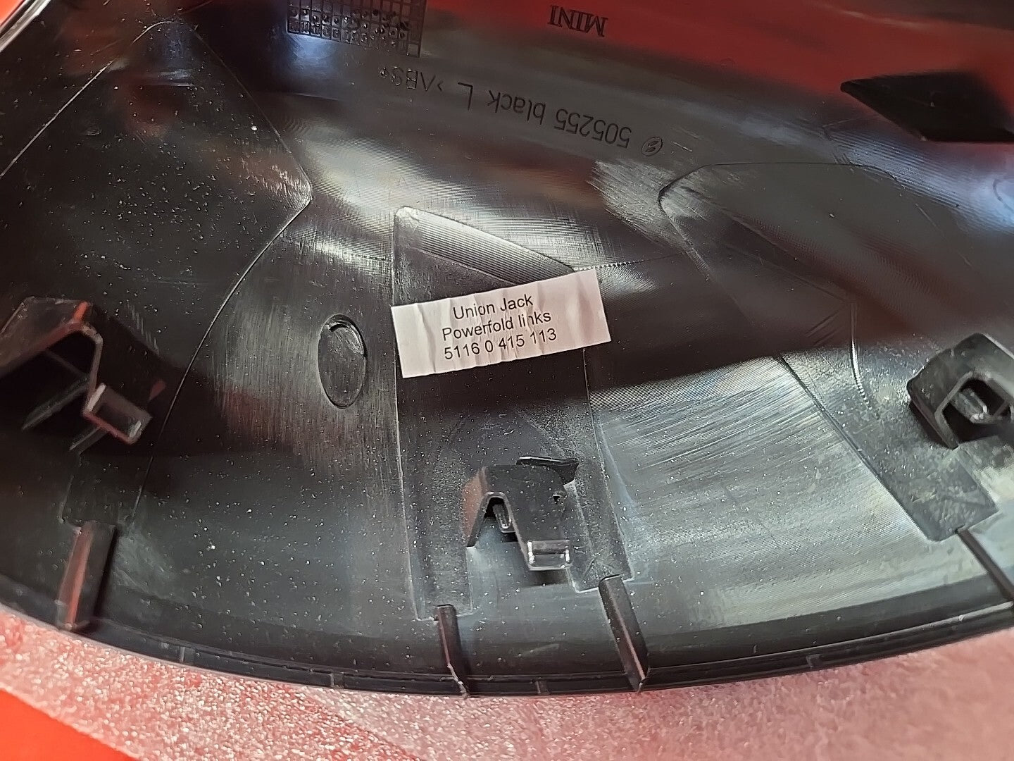 OEM New 2007 - 2016 Mini Left Driver Power-Fold Door Mirror Cover UNION JACK