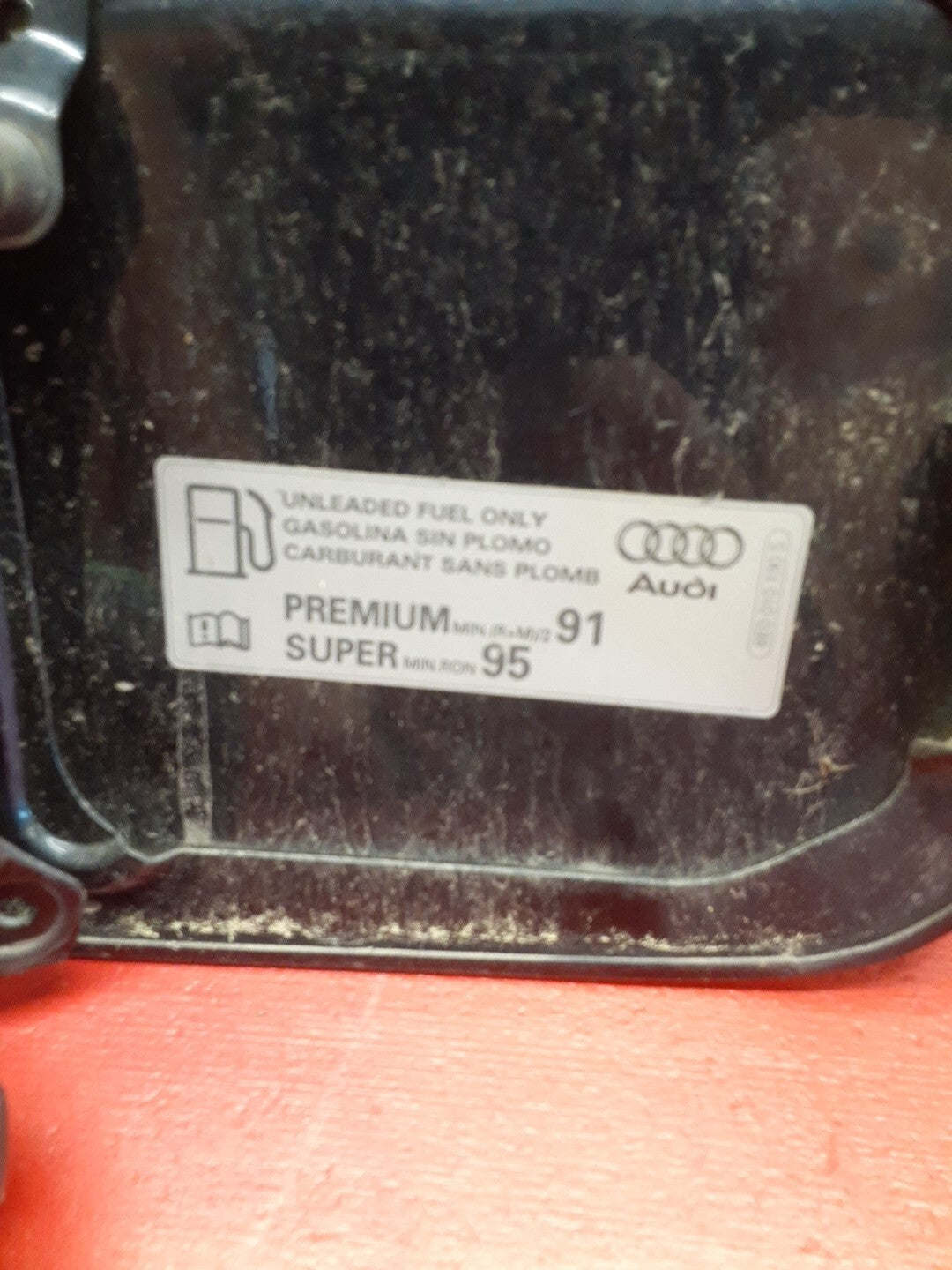 2005-2008 Audi A4 Quattro S4 RS4 BLUE Fuel Door W/ Cap OEM Label 8E0-809-905-E