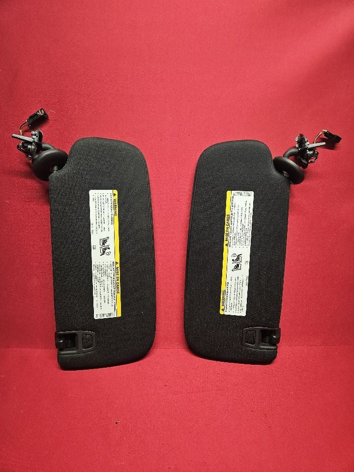 2014-2026 Durango / 14-22 Grand Cherokee Sun Visor Shade Set ILLUMINATED + Clips
