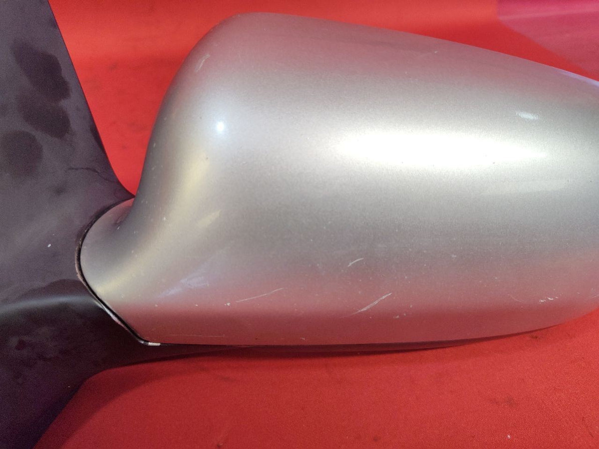 1999-2004 Audi A6 / Quattro LEFT DRIVER Door Wing Mirror 5B / LY7W Light Silver