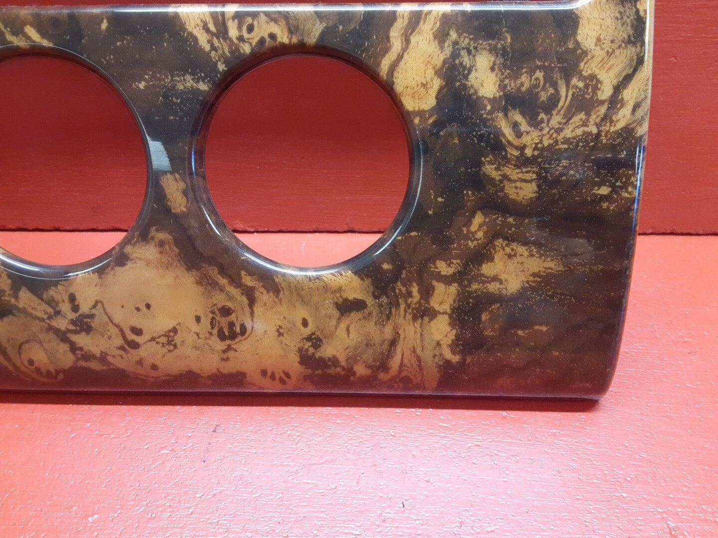 2000- 2005 Jaguar XK8 Front Center Dash Gauge Trim Panel Wood Maple GJD6927BB