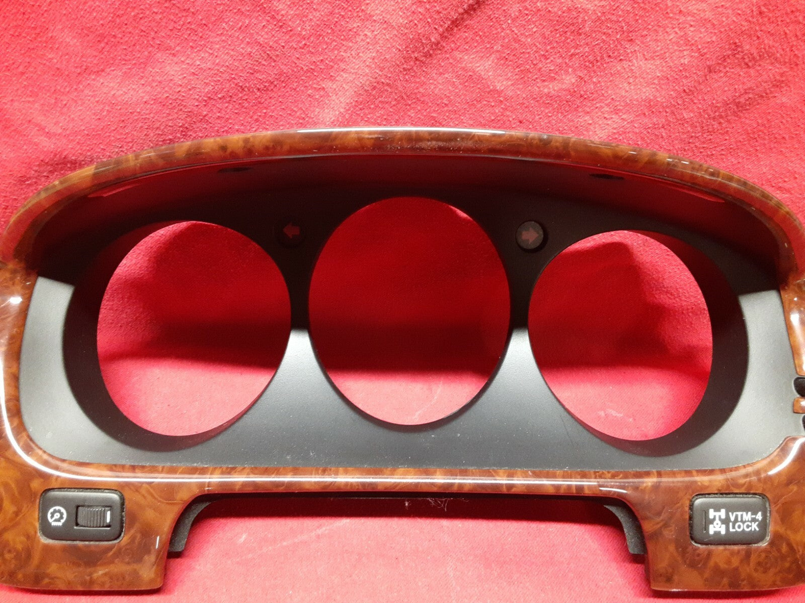 2004 2005 2006 Acura MDX Touring Speedometer Cluster WOOD GRAIN Bezel VTM-4 Diff