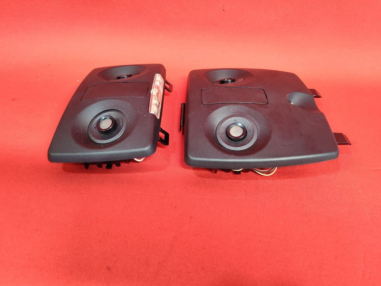 2011-2014 Chrysler 200 Dodge Avenger Roof Dome Reading Lamp Light SET Black