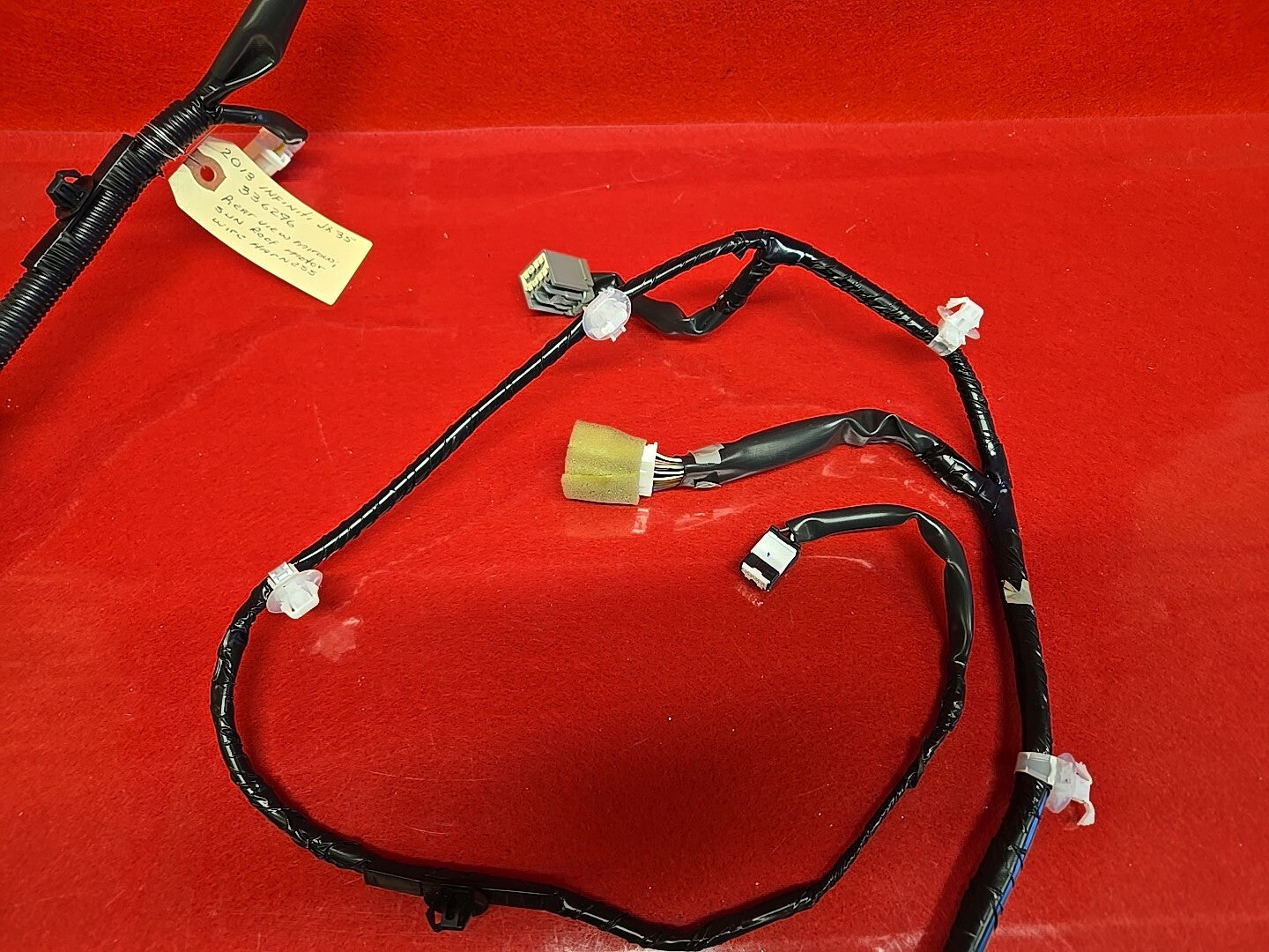 2013 Infiniti JX35 / 2014 Infiniti QX60 Rearview Mirror Sunroof Wiring Harness