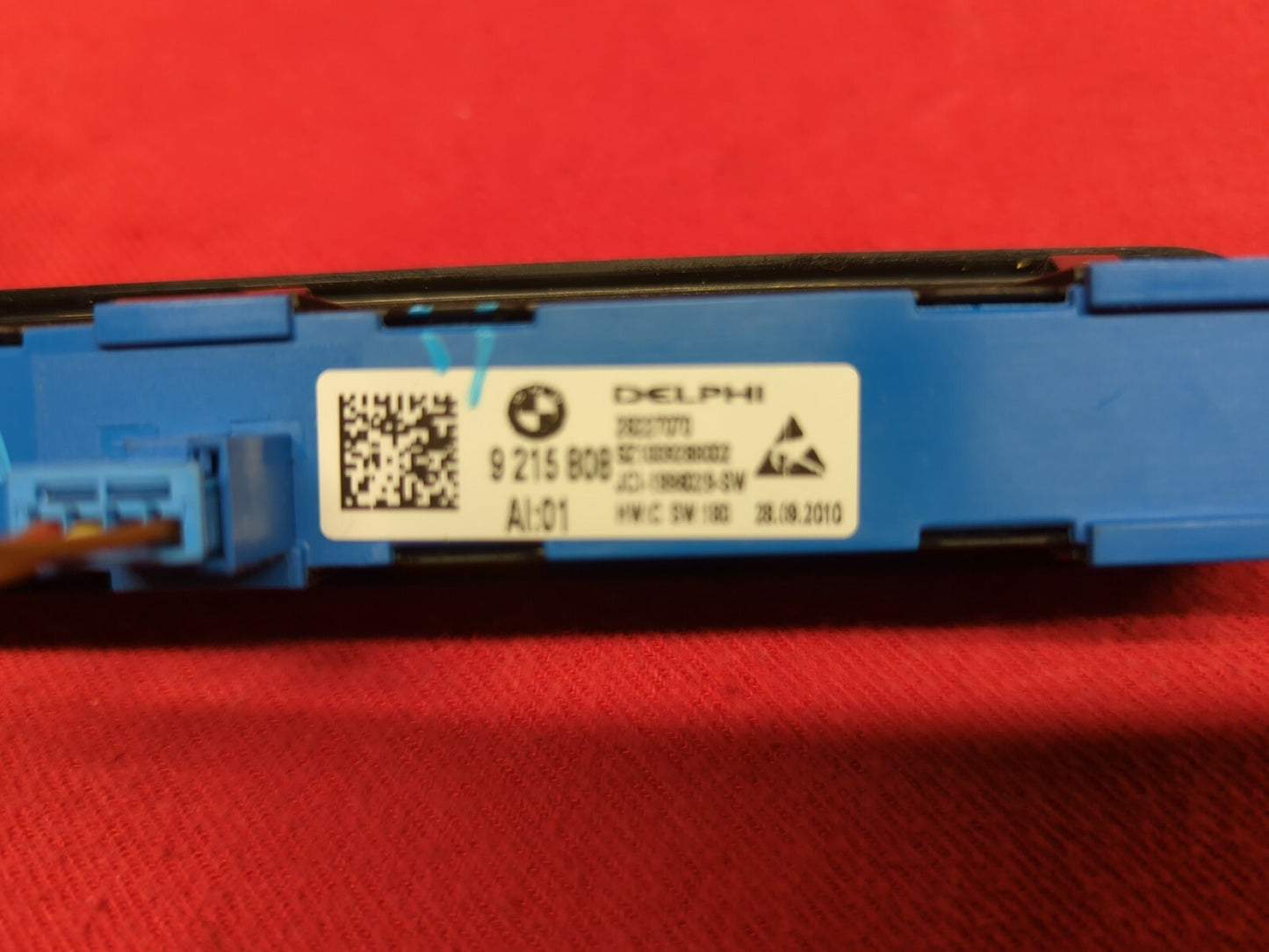 2010 - 2017 BMW 5 Series GT FRONT LEFT DRIVER Seat Memory Adjustment Switch