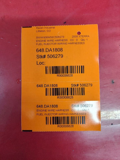 2005-2019 Nissan V6 Fuel Injector Engine Room Sub Wiring Harness Jumpers SET