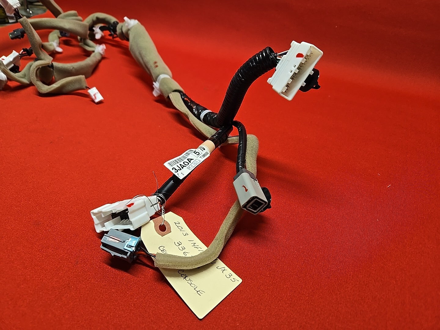 2013 Infiniti JX35 / 2014 QX60 Center Console Complete Wiring Harness Jumper