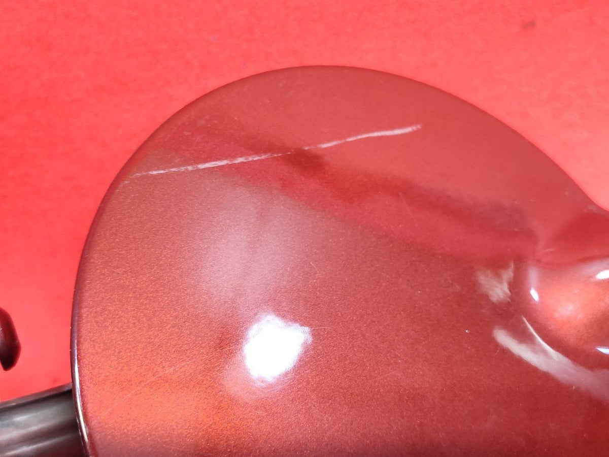 2005-2010 Jeep Grand Cherokee 07-11 Dodge Nitro Fuel Filler Door Lid PEM Red