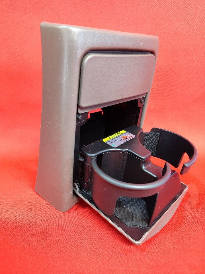 2000-2004 Subaru Outback / Legacy Center Console REAR Cup Holder Panel - BROWN